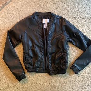 Bar III leather jacket